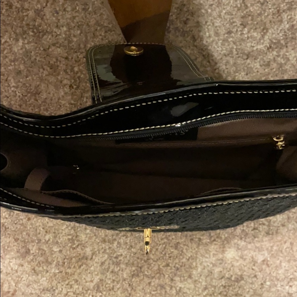 Eric Javits New York Black Straw Bucket Bag - image 7